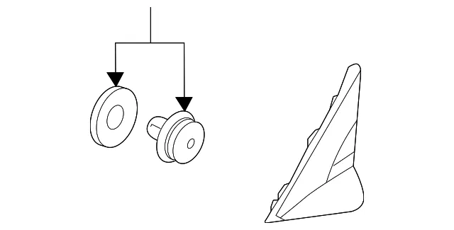 Corner Molding - Kia (86210-P1000)