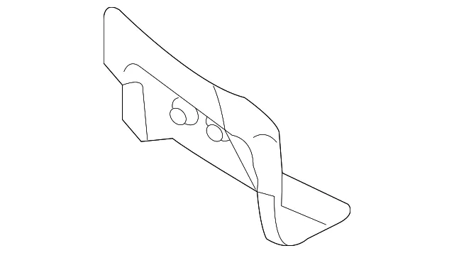 Hinge Reinforced - Passenger Side (RH) - Volvo (8625377)