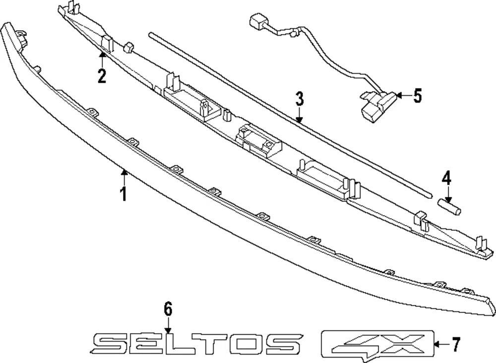 Nameplate - Kia (86310-Q5520)