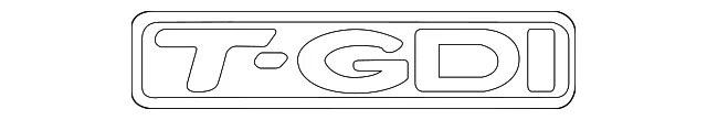 Nameplate - Kia (86311-2T100)
