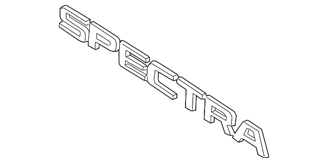 Nameplate - Kia (86314-2F000)