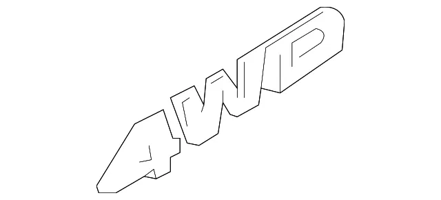 Nameplate - Kia (86315-1F000)