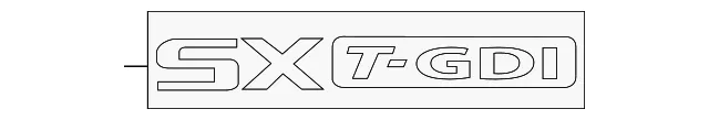 Nameplate - Kia (86315-A7500)
