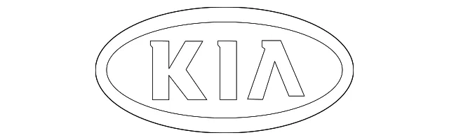 Deck Lid Emblem - Kia (86316-2T000)