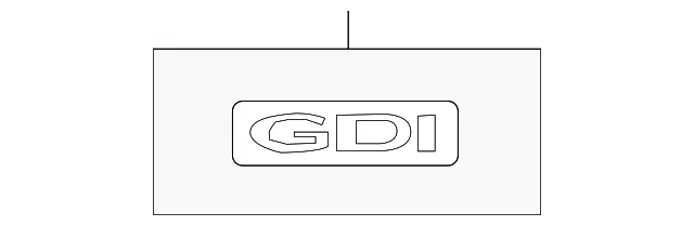 Nameplate - Kia (86317-1U500)