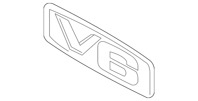 Nameplate - Kia (86318-1F000)