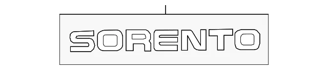 Nameplate - Kia (86318-1U800)