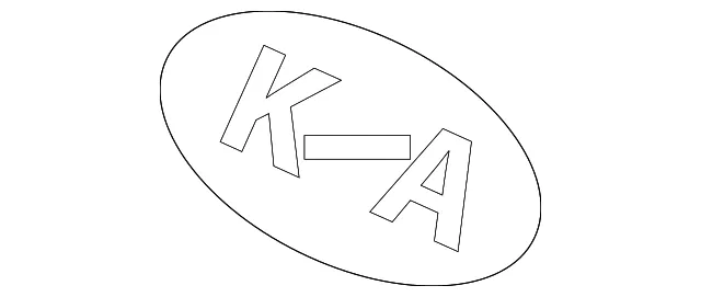 Emblem - Kia (86320-1W000)