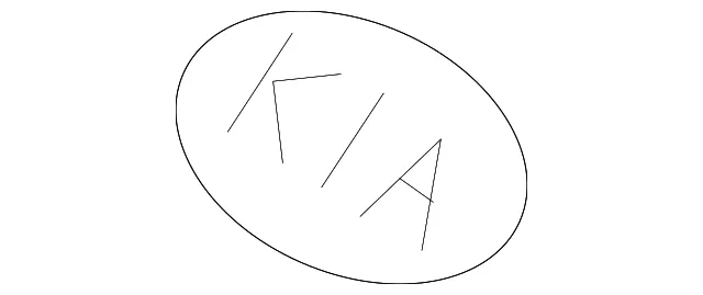 Emblem - Kia (86320-1W150)