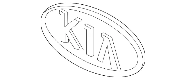 Emblem - Kia (86320-2G500)