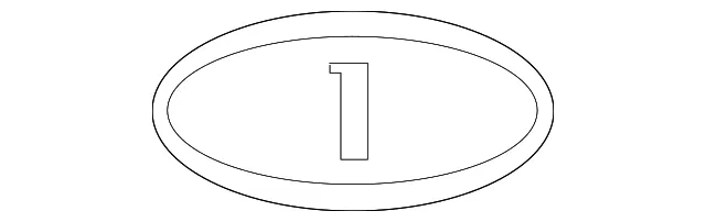 Nameplate - Kia (86330-3T100)