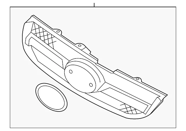 Grille Assembly - Kia (86350-1F500)