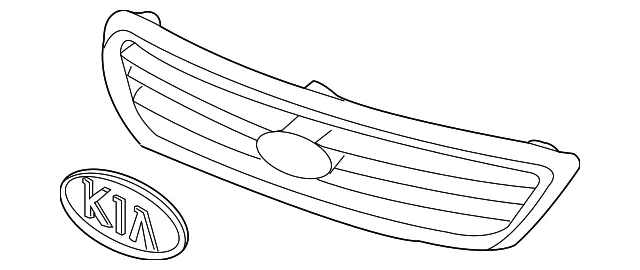 Grille Assembly - Kia (86350-2G600)
