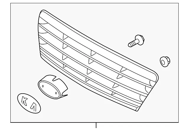 Grille Assembly - Kia (86350-3C231)