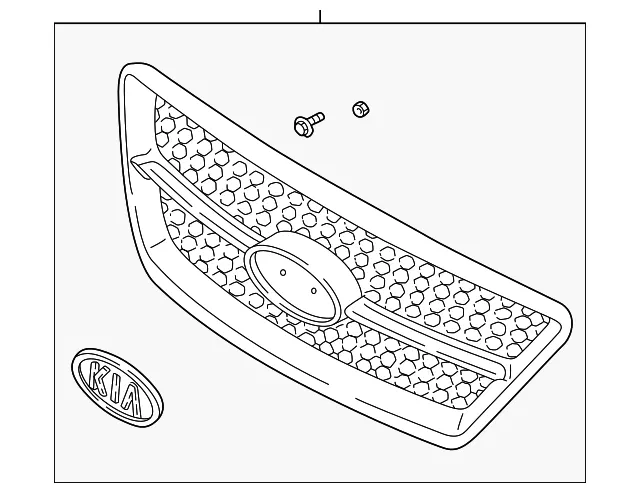 Grille Assembly - Kia (86350-3E510)