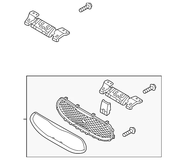 Grille Assembly - Kia (86350-3T460)