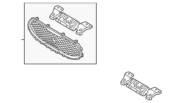 Grille Assembly - Kia (86350-3T600)