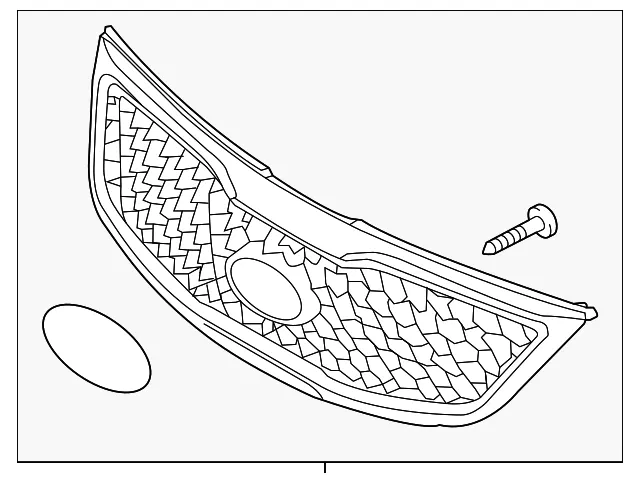 Grille Assembly - Kia (86350-3W500)