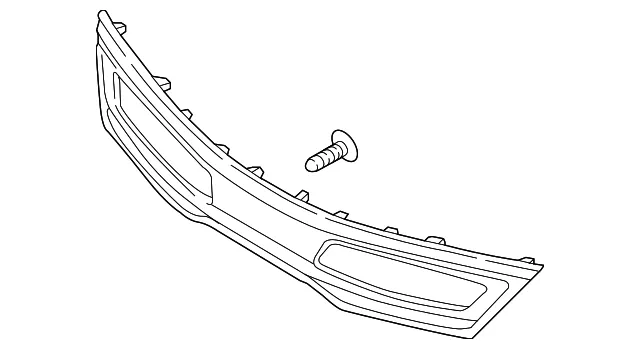 Upper Grille - Kia (86350-A8510)