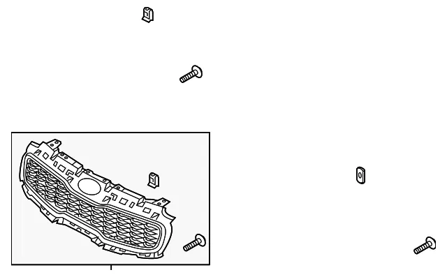 Grille Assembly - Kia (86350-D9610)