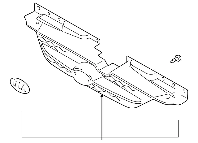 Grille Assembly - Kia (86350-FD010)