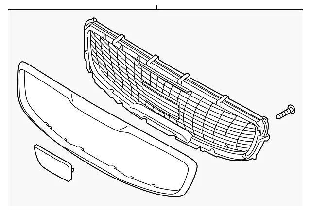 Grille Assembly - Kia (86350-J6800)