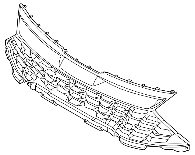 Grille - Kia (86350-P1030)