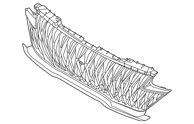 Grille Assembly - Kia (86350-R0020)