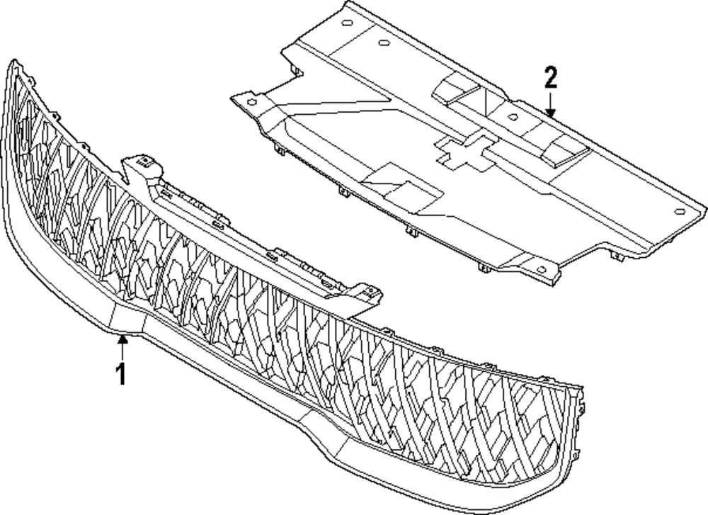 Grille Assembly - Kia (86350-R0610TRS)