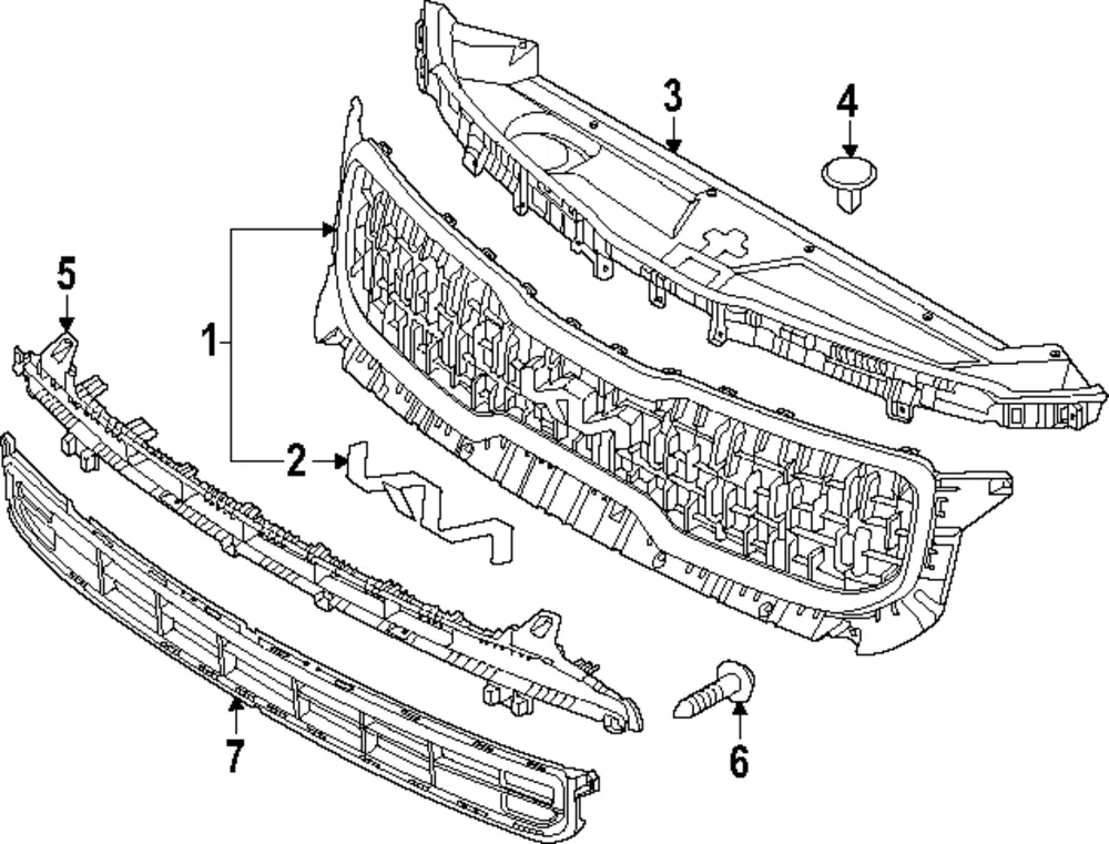 Grille - Kia (86350-S9600)