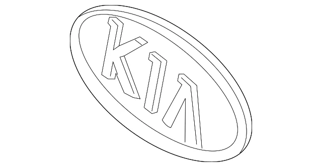 Emblem - Kia (86353-1F010)