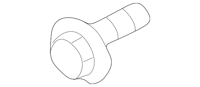 Grille Assembly Bolt - Kia (86353-3E000)