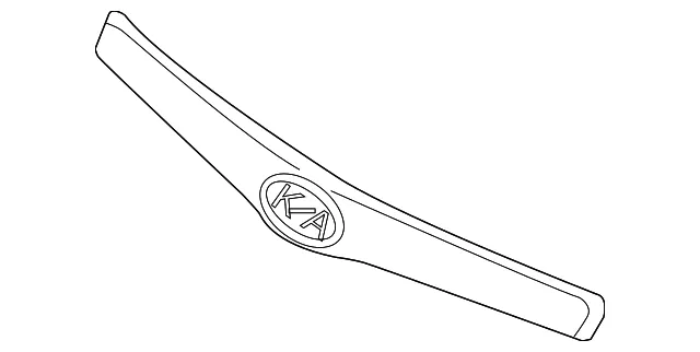 Front Molding - Kia (86355-2J000)