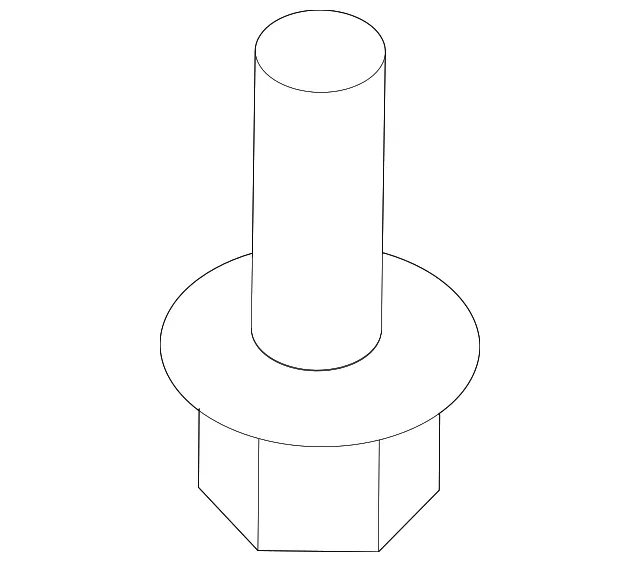 Molding Strip Clip - Kia (86359-33500)