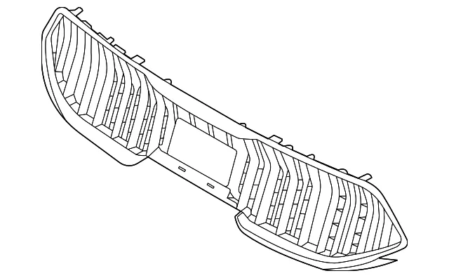 Upper Grille - Kia (863A0-F6520)