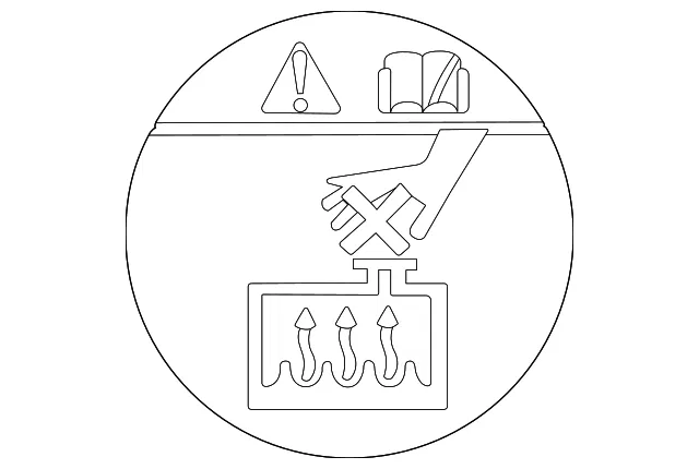 Anti-Theft Label - Kia (86465-L2AA0)