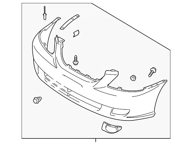 Bumper Cover - Kia (86510-FD040XX)