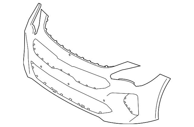 Bumper Cover - Kia (86510-J5650)