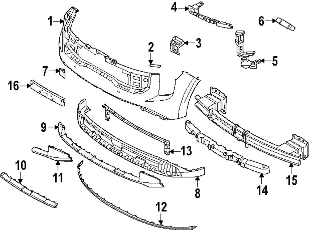 Bumper Cover - Kia (86510-R0520)