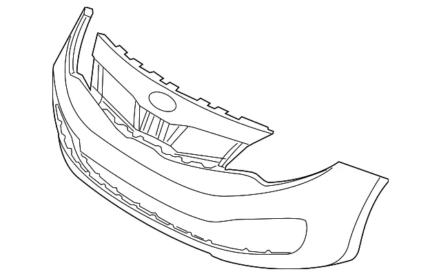 Bumper Cover - Kia (86511-1W000)