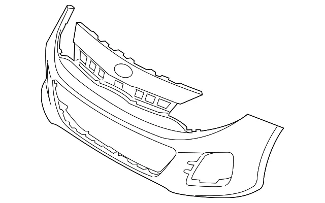 Bumper Cover - Kia (86511-1W700)