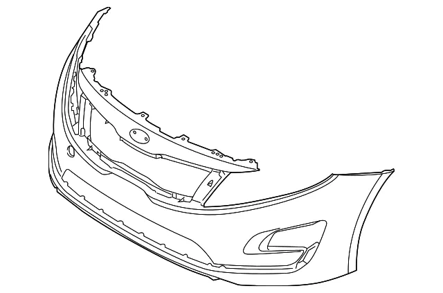 Bumper Cover - Kia (86511-4U500)