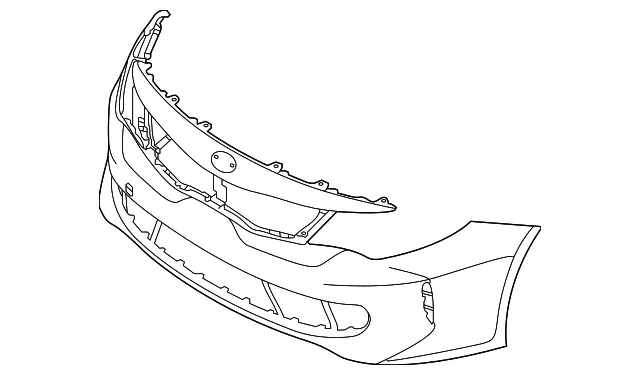 Bumper Cover - Kia (86511-A8000)
