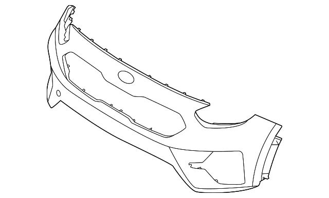 Bumper Cover - Kia (86511-G5500)
