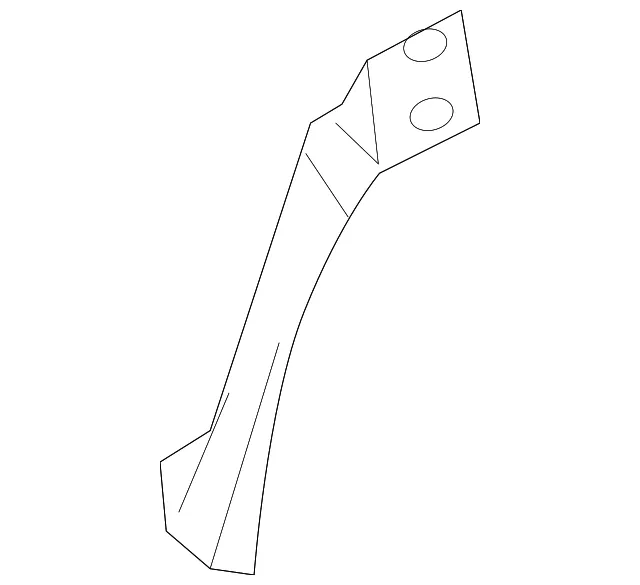 Bumper Cover Bracket - Driver's Side (LH) - Kia (86517-3F000)