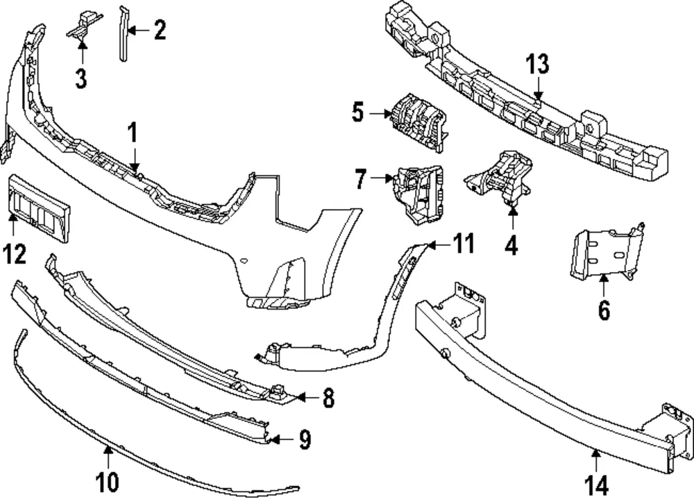 Bumper Bracket - Kia (86526-P2500)