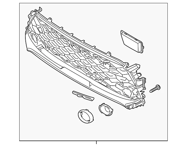 Lower Grille - Kia (86530-K0500)