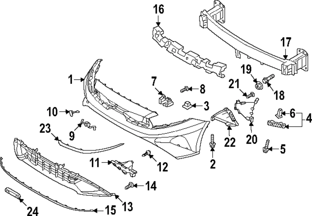 Lower Grille - Kia (86530-M7600)