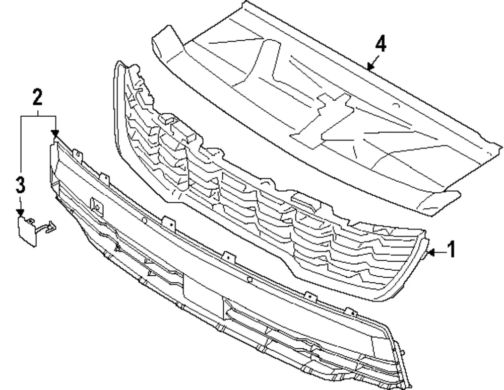 Lower Grille - Kia (86530-P2700)