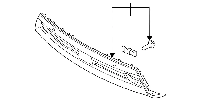 Lower Grille - Kia (86530-R5210)